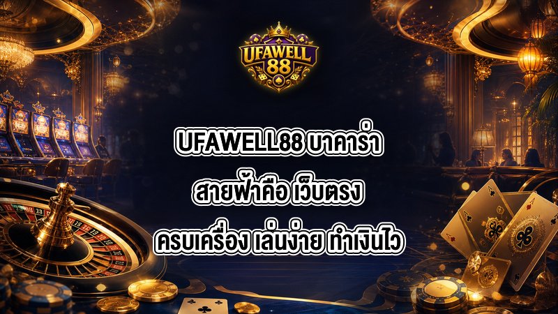 UFAWELL88 บาคาร่าสายฟ้าคือ