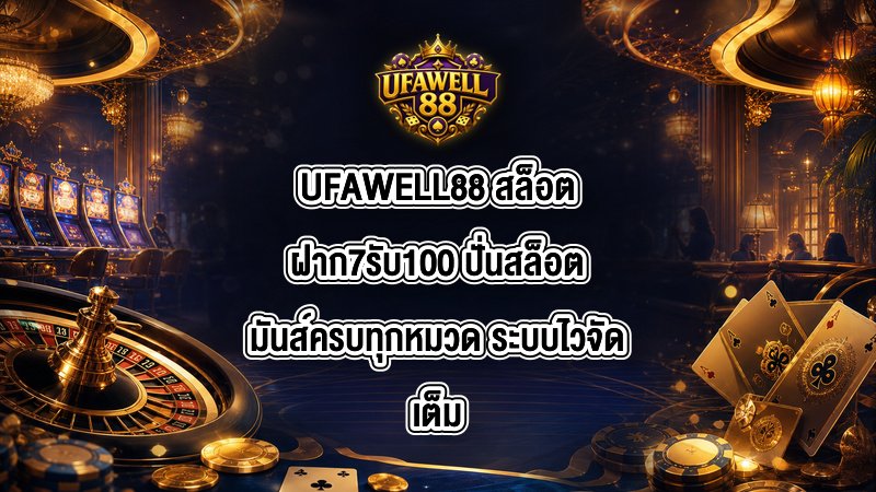 UFAWELL88 สล็อตฝาก7รับ100